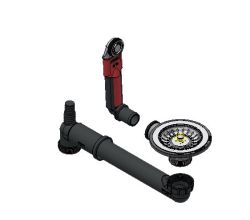 FRANKE 112.0685.892 Stopfenventilset 1 Becken Überlauf rund für die FRANKE Spüle PAMIRA PMG 610