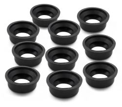 10er SET KÖRO Siphonmanschetten DN 40/50 - 1,5 Zoll für Spülen-Ablaufverbindung / Manschette / Gummi-Manschette