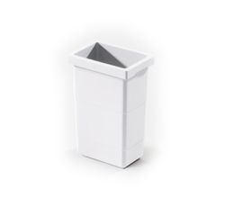Hailo 1126919 Inneneimer 2,5 Liter weiß für Laundry Carrier (3270601) / TIDY Wäschebehälterauszug (8035212) / Ersatz - Eimer