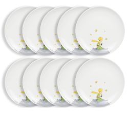 10er SET KÖNITZ 1142662901 Teller Ø 19,1 cm Le Petit Prince aus Porzellan / Der kleine Prinz