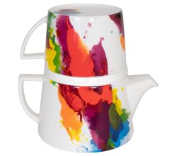 KÖNITZ TEA FOR ME On Colour - FLOW Teebereiter Set / Bone-China