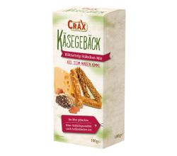 Cräx Käsegebäck Blätterteig-Stäbchen-Mix 100 g, Käse, Sesam, Mandel, Kümmel