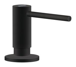 FRANKE Spülmittel-Dispenser ACTIVE Black Matt mit 300 ml Füllvolumen / Spülmittelspender
