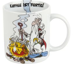 KÖNITZ Becher Asterix - Kaffee ist fertig Miraculix - 330 ml / Motivtasse