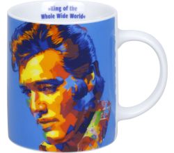 KÖNITZ 1110022980 Becher Heroes - Homage to ELVIS PRESLEY 300 ml aus Porzellan