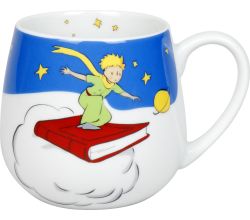 KÖNITZ 1111433038 Kuschelbecher DER KLEINE PRINZ - Sterne leiten - 400 ml Porzellan / Motivbecher