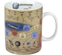 KÖNITZ 1113301623 Wissensbecher ASTRONOMIE 490 ml aus Porzellan / Motivbecher