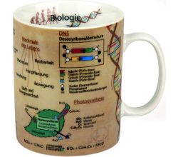 KÖNITZ 1113301624 Wissensbecher BIOLOGIE 490 ml aus Porzellan / Motivbecher