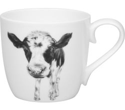 KÖNITZ 1120572863 Becher Amazing Animals - Kuh 425 ml aus Bone China Porzellan