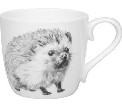 KÖNITZ 1120572865 Becher Amazing Animals - Igel 425 ml aus Bone China Porzellan