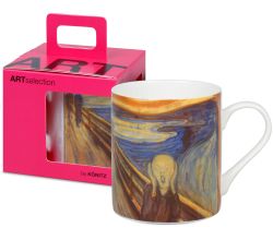 KÖNITZ Becher 1150043052 ARTselection Schrei by Edvard Munch, 400 ml, Bone China Porzellan