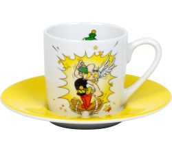 KÖNITZ 1150532383 Espressotasse Asterix Zaubertrank 85 ml, Porzellan