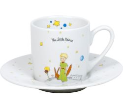 KÖNITZ 1150533040 Espressotasse Der kleine Prinz Geheimnis 85 ml, Porzellan / The Little Prince Secret
