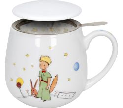 Könitz 1151431362 Becher mit Sieb und Deckel 400 ml - The Little Prince Secret (EN) - Tea for you / Teebecher
