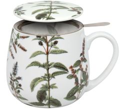 Könitz Becher mit Sieb und Deckel 420 ml My favourite tea Pfefferminze / Teebecher