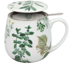 Könitz Becher mit Sieb und Deckel 420 ml My favourite tea Kräuter / Teebecher