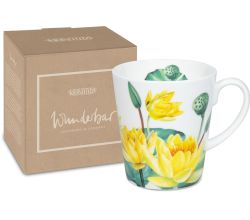 KÖNITZ Becher Wunderbar LOTUS im Geschenkkarton - 600 ml aus Bone China Porzellan