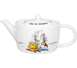 KÖNITZ 1152633041 Teekanne Miraculix, Asterix & Obelix Tee ist fertig - 1400 ml, mit Deckel und Sieb / Kanne