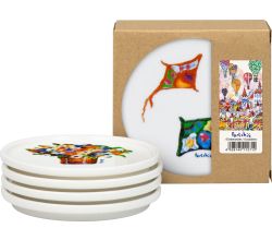 KÖNITZ 1159592996 4er Set Untersetzer im Geschenkkarton - Portchie