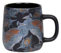 KÖNITZ Becher SHINY PEACOCK 395 ml aus Bone China Porzellan / Fassbecher