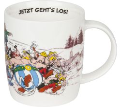 KÖNITZ Becher Asterix - Jetzt geht's los - 400 ml / Motivtasse