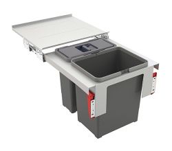 FRANKE Abfallsorter 30 (12+18) Liter GARBO 45-2 ab 45 cm Schrankbreite
