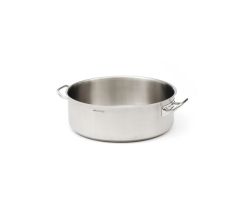 COMAS Niedriger Kochtopf ohne Deckel MAGNA EXPERT Edelstahl / Gastro
