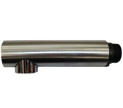 Ersatzbrausekopf 133.0005.285 für Franke Armaturen TYP 251, 261 und 390-1 mit Zugauslauf bis 2011, Edelstahl-Optik / Ersatzteil / Brauseauslauf / Franke