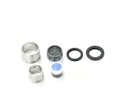 FRANKE 133.0253.228 Strahlregler Set M24 Durchmesser 22 und 16 mm für Armatur WELLFRESH / Luftsprudler / Mischdüse