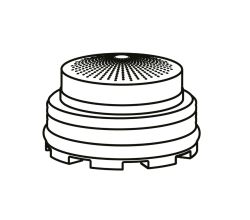 FRANKE 133.0619.064 Strahlregler mit Schlitz M21,5x1 für Armatur URBAN / Ersatzteil
