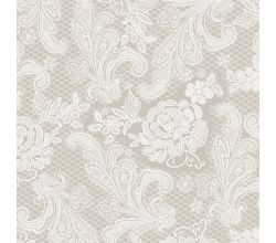 Servietten Lace Royal embossed taupe 33 x 33 cm ppd 1331341