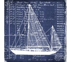 Servietten NAUTICA CUTTER 33 x 33 cm ppd Beyond The Sea