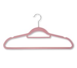 KESPER 16642 Kleiderbügel, 6er Pack, rosa, Kunststoff
