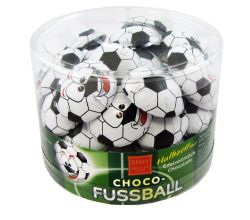 50er SET Choco-Fußbälle, lose in Dose 625 g (50 Stk. à je 12,5 g) / Schokolade Fußbälle Fußball Figur