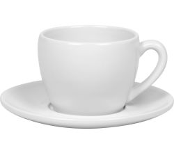 KÖNITZ Coffee Bar FOUR Kaffeetasse mit Untertasse 200 ml, weiß