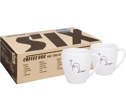 KÖNITZ 2er Set Coffee Bar SIX Picasso Kaffeebecher 300 ml im Geschenkkarton