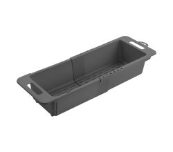 METALTEX 185020001 Drain-Flex Spülkorb ausziehbar aus Kunststoff - Abtropfbecken, Tropfteil