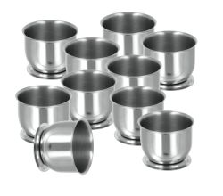 10er SET METALTEX 185307010 Eierbecher, Inox