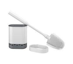 METALTEX 185518000 Cleany WC-Bürste flach, weiß/grau
