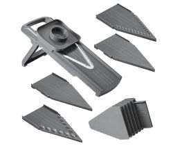 METALTEX 194579000 Slice-V Universalreibe ABS/Inox inkl. 5 Klingeneinsätze / Hobel