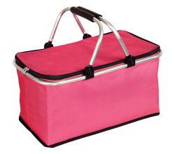 KESPER 19951 Thermokorb, pink / Einkaufskorb mit Isolierung, faltbar