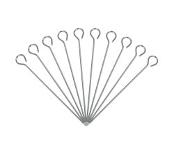 Metaltex 200410010 Rouladennadeln 10er-Set 10 cm