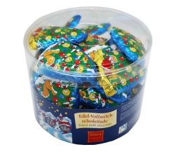 Storz 40er SET Weihnachtsbäumchen, C&C Dose 500 g (40 Stk. à je 12,5 g) / Schokolade / Weihnachten