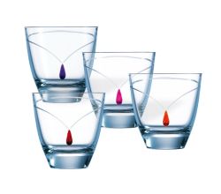 4 Whiskygläser 0,3L / MERVEILLES / Trinkgläser / Trinkglas / Whiskyglas / Glas / 4er Set