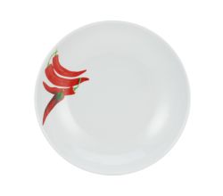 CreaTable - EUROPA KRÄUTER - Multifunktionsteller CHILI 26 cm aus Porzellan