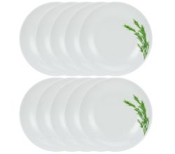 10er SET CreaTable - EUROPA KRÄUTER - Multifunktionsteller ROSMARIN 26 cm aus Porzellan