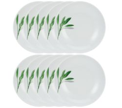 10er SET CreaTable - EUROPA KRÄUTER - Multifunktionsteller SALBEI 26 cm aus Porzellan