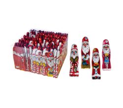 140er SET Weihnachtsmännchen 7,5 cm, lose 5,5 g / Schokolade / Weihnachten / Weihnachtsmänner