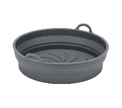 METALTEX 222194000 Faltbarer Silikonkorb für Airfryer Ø 20 cm, geeignet für Heißluftfritteuse, Mikrowelle und Ofen