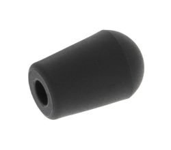 BLANCO 233375 Kunststofffuß schwarz für Draht 4 mm (1 Stück), Tropfenform / Ersatzfuß für Geschirrkörbe